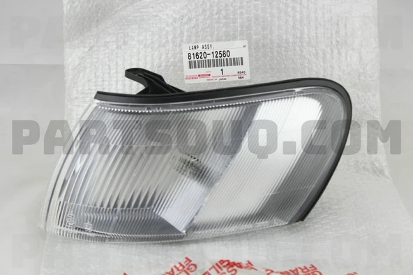 Toyota Corolla Ön Sinyal Beyaz  Sol 1992-1997 (Oem No:  8162012580) ürün görseli 1