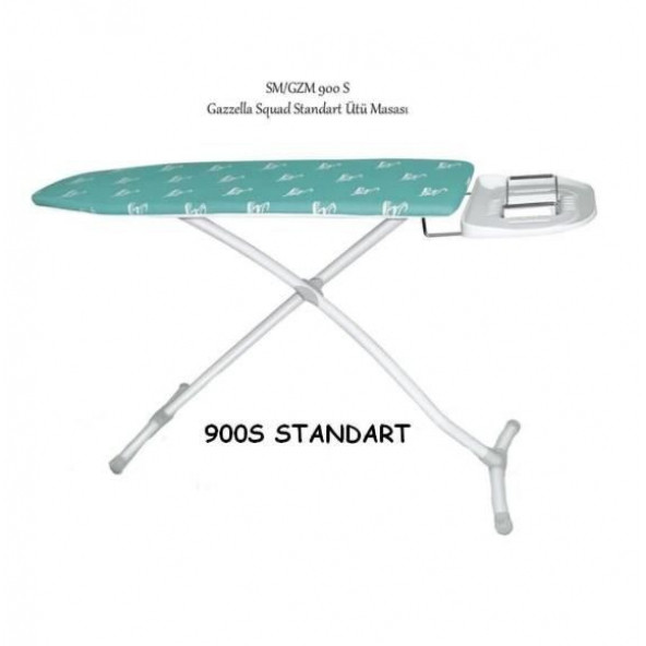 Gazzella Squad Standart 42x120 cm Ütü Masası Turkuaz 900 S ürün görseli 1