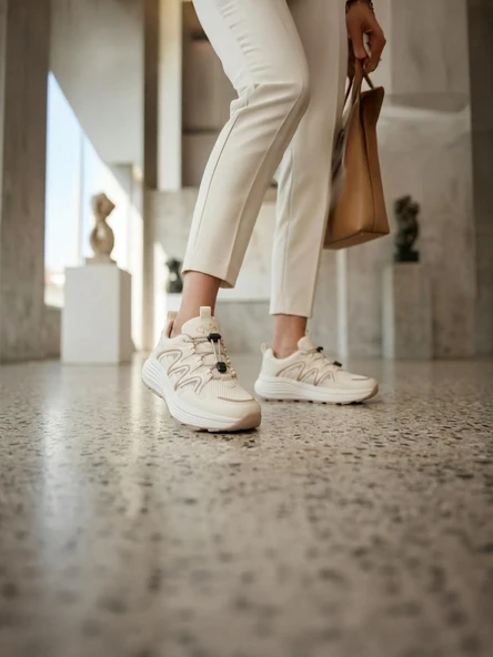 Guja 26Y319-1 Kadın Lastik Bağ Hafif Extra Esnek Hafif Sneaker Ayakkabı ürün görseli 1