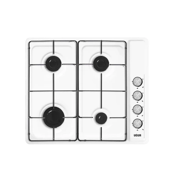Uğur UEO 6040W0 BEY 1R1 Beyaz Set Üstü Ocak ürün görseli 1