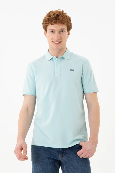 U.S. Polo Assn. Erkek Su Yeşili Basic Tişört 50284641-VR083 ürün görseli 1