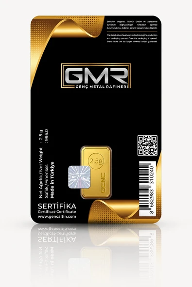 2.5 GRAM KÜLÇE ALTIN 24 AYAR - Resim 2