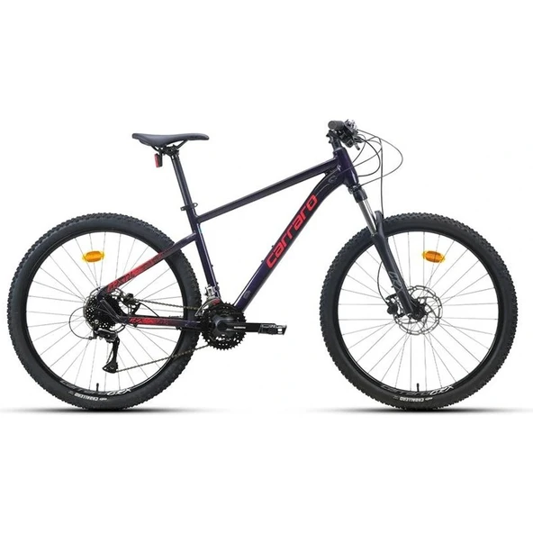 Carraro Crx 724 Erkek Dağ Bisikleti 400H Hd 27.5 Jant 24 Vites Karanlık Mor Kırmızı ürün görseli 1