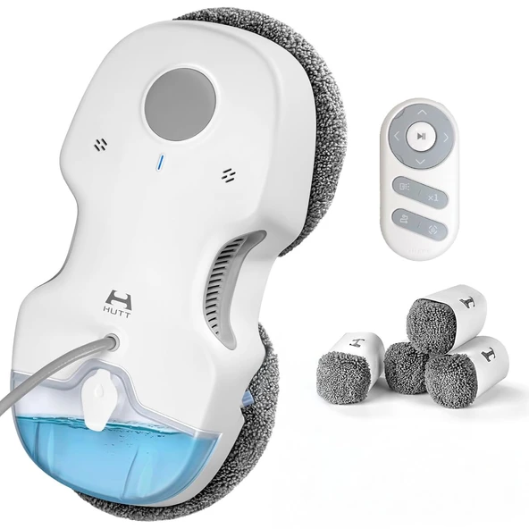 Hutt C7 püskürtme fonksiyonlu pencere temizleme robotu (HUTTHINK 5.0 akıllı frekans kontrolü ve rota planlama, 80 ml su/temizlik tankı, 0,05 m/s'lik yüksek temizleme hızı, emniyetli pil) ürün görseli 1
