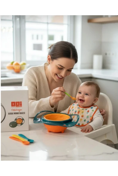 Odi Design ODİ Dökülmeyen Bebek Mama Kasesi ürün görseli 1
