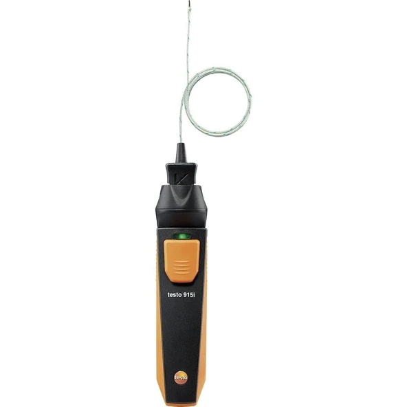 testo - 915i - 0563 4915 - Gıda, sıvı, gaz ve diğer ortamlarda sıcaklık ölçümü için esnek problu ve akıllı telefonla kullanılabilen termometre ürün görseli 1