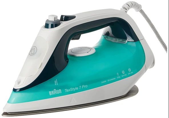 Braun Ev GR Texstyle 7 PRO Buharlı ÜTÜ SI 7042 Yeşil buharlı ütü ürün görseli 1