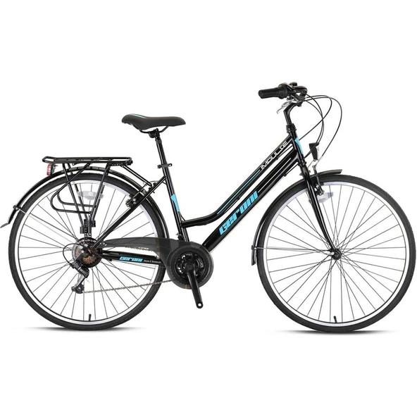 Geroni Impulse - 26" Cıty - 18.5' - 21 Vites - V.b. - Siyah-Turkuaz ürün görseli 1
