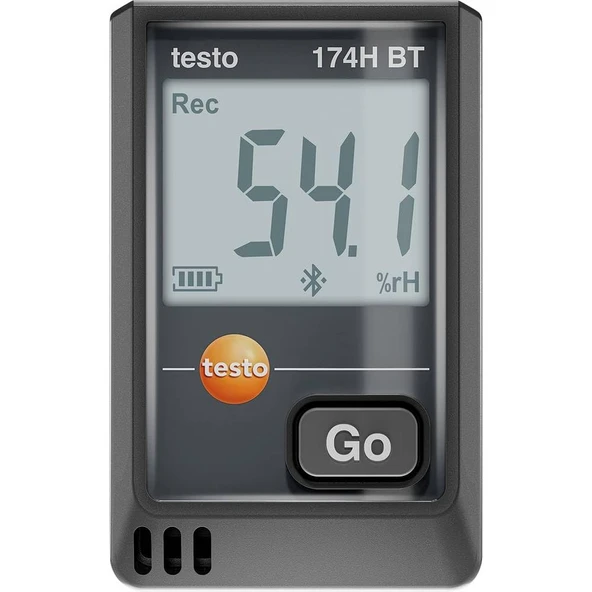 testo 0572 1743 02 174 H BT sıcaklık veri kaydedici, nem veri kaydedici -20 ila 70 °C %0 ila 100 bağıl nem ürün görseli 1