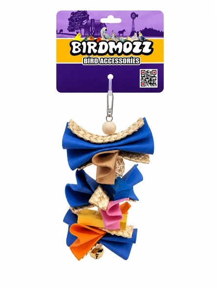 Birdmozz Premium Çapraz Fiyonklu Kuş Oyuncağı ürün görseli 1
