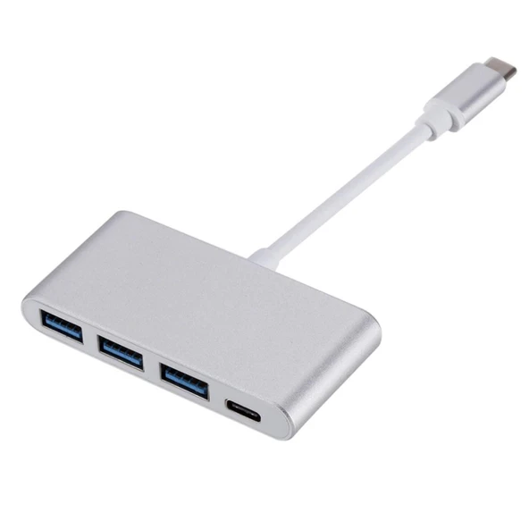 Winex 4in1 100W Type-C USB Çoğaltıcı Adaptör Port Hub 3xUsbA Giriş 1 PD Giriş ürün görseli 1