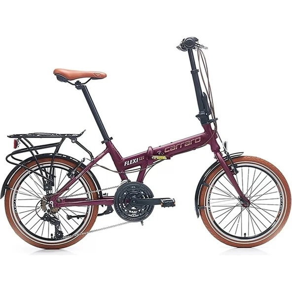 Carraro Flexi 121 Vb V Fren Shimano 21 Vites Katlanır Bisiklet  Viole ürün görseli 1
