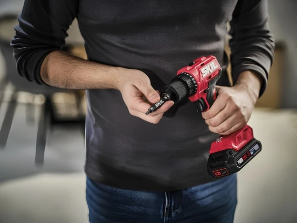 SKIL POWERTOOLS 3011CA AKÜLÜ MATKAP VİDALAMA - Resim 7