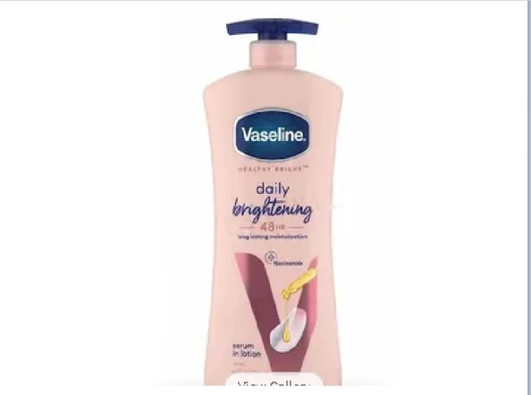 VASELİNE DAİL BRİGHTENİNG BODY LOTİON 48HR 725ML-RESUM İN LOSYON ürün görseli 1
