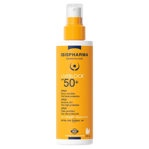 Isıs Pharma Uveblock SPF 50+ Spray For Famille 200 ml ürün görseli 1