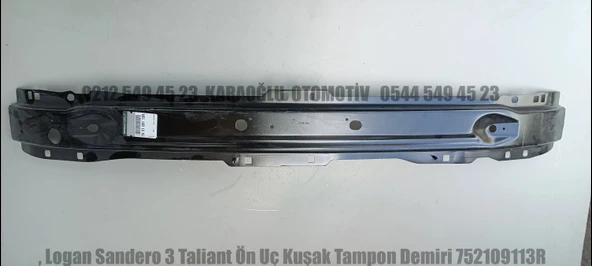 Rtaılant/Dacia Sandero/Stepway 2021- Ön Tampon Demiri  (Oem No:  752109113R) ürün görseli 1