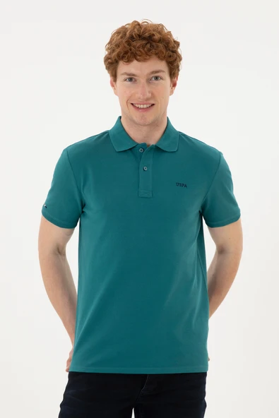 U.S. Polo Assn. Erkek Koyu Yeşil Basic Tişört 50284641-VR101 ürün görseli 1
