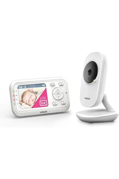 VTech Baby Baby Monitor VM3255, Hareketli Kamera, 2.8" LCD Ekran, Dijital Zoom, Gece Görüşü, İki Yönlü İletişim ürün görseli 1