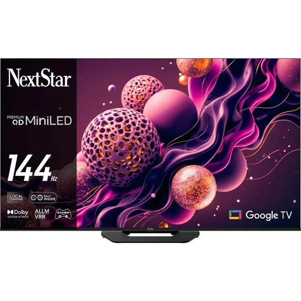 NEXT YE-65IDWP14 65'' 165 Ekran 4K Ultra HD 144Hz Google Premium QD Super MiniLED TV ürün görseli 1