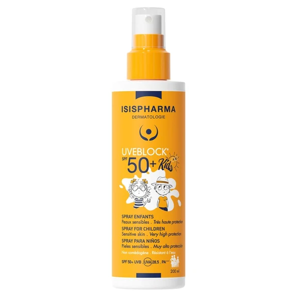 Isıs Pharma Uveblock SPF 50+ Spray For Children 200 ml ürün görseli 1