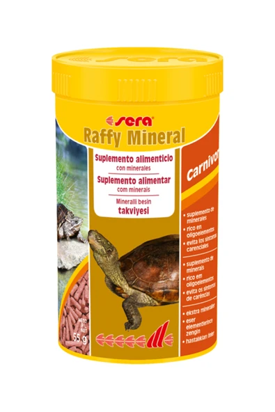 Sera Raffy Mineral Kaplumbağa Yemi 250 ml 55 gr ürün görseli 1