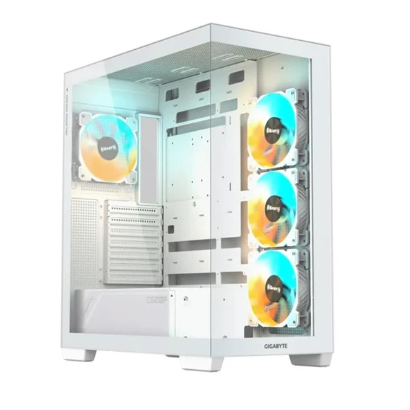 GIGABYTE Gigabyte C500 Panaromic Beyaz Mid Tower ATX Psuyok ürün görseli 1