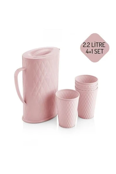 4+1 Sürahi Ve Bardak Su Seti 2.2 Lt ürün görseli 1