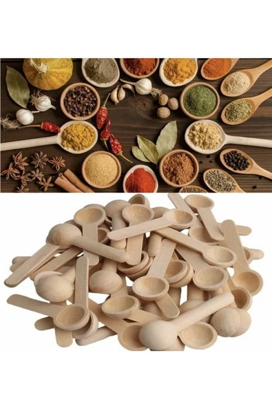 Bambu Baharat ve Reçel Kaşığı 6 Adet ürün görseli 1