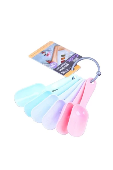 6'lı Plastik Baharat Kaşığı Royaleks-68365 ürün görseli 1