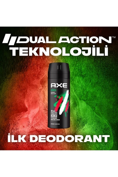 Axe Africa Erkek Deodorant Sprey 150 ml - Resim 6
