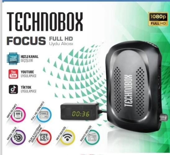 TECHNOBOX FOCUS HD UYDU ALICI.. ürün görseli 1