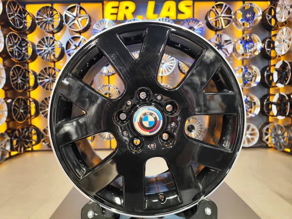 4 Adet BMW ORIJINAL 7*16 5*120 ET37 72.6 BLACK JANT REVİZE EDİLMİŞ (Takım) ürün görseli 1