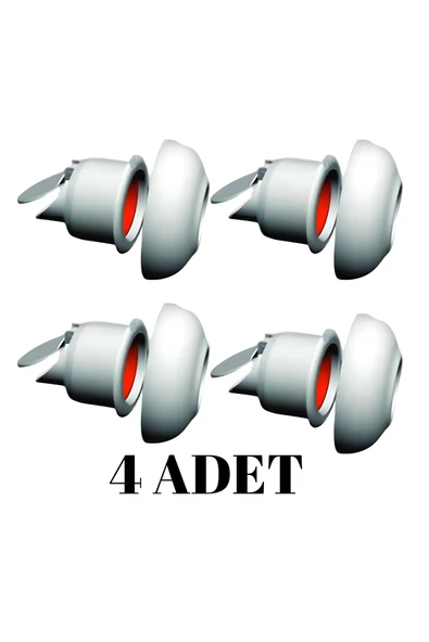 4 ADET Koku Yok! Çekvalfli Adaptör Conta Lavabo Gideri Koku Önleyici ürün görseli 1