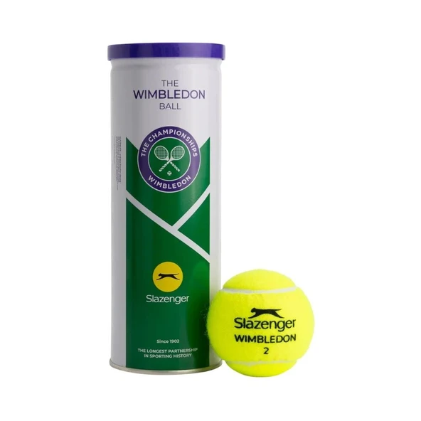 Slazenger Wimbledon 3'lü Tenis Topu - Resim 2