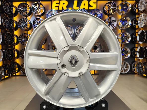 4 Adet RENAULT ORIJINAL 6.5*16 4*100 ET43 60.1 SILVER JANT REVİZE EDİLMİŞ (Takım) ürün görseli 1