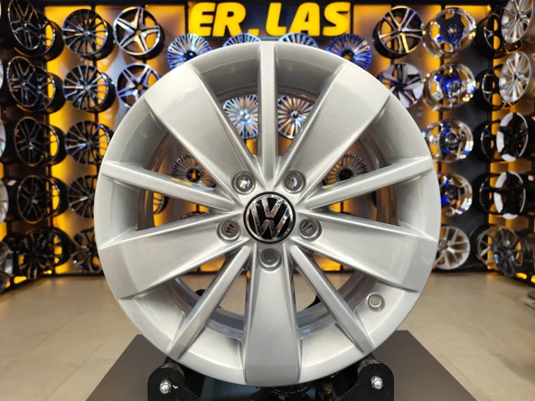 4 Adet VOLKSWAGEN ORIJINAL 7*16 5*112 ET44 57.1 SILVER REVİZE EDİLMİŞ (Takım) ürün görseli 1