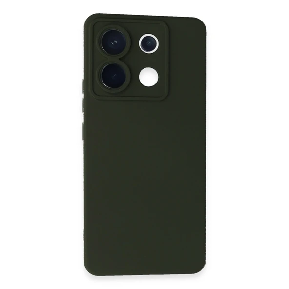 Xiaomi Redmi Note 13 Pro 5g Kılıf Nano İçi Kadife Silikon - Koyu Yeşil ürün görseli 1