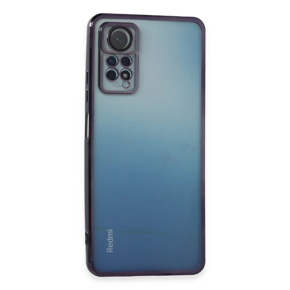 Xiaomi Redmi Note 11 Pro Kılıf Kamera Korumalı Lensli Silikon - Mor ürün görseli 1
