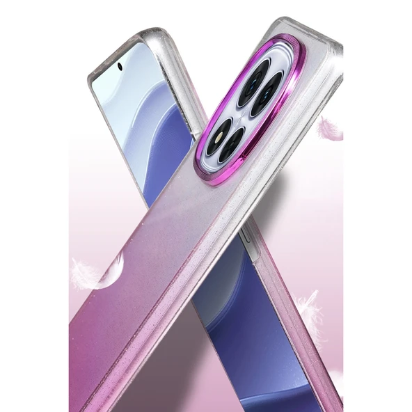 Xiaomi Redmi Note 14 Pro Plus Glossy Kapak - Pembe - Resim 3