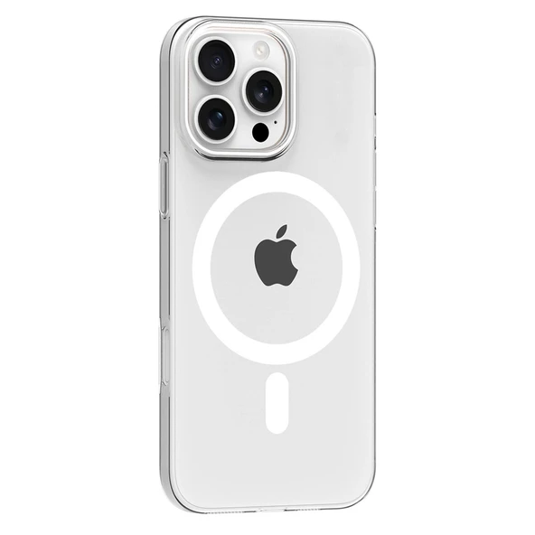 iPhone 16 Pro Max Pc Blank Magsafe Kapak - Şeffaf ürün görseli 1