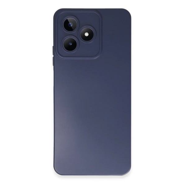 Realme C53 Kılıf Nano İçi Kadife Silikon - Lacivert ürün görseli 1