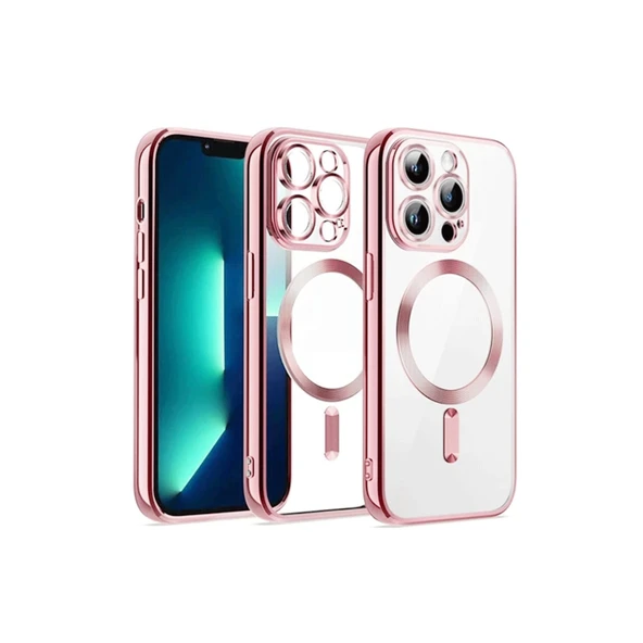 iPhone 12 Pro Kılıf Kross Magneticsafe Kapak - Rose ürün görseli 1