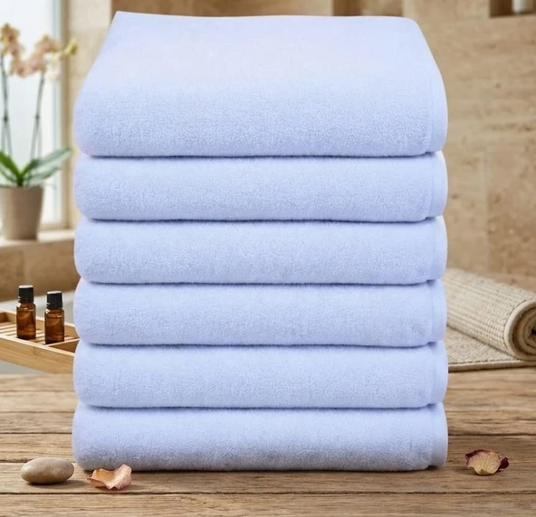 Biçomi 6’lı Premium Set: Hızlı Emici ve Uzun Ömürlü Otel Serisi El-Yüz Havlusu ürün görseli 1