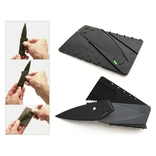 Kredi Kartı Şeklinde Katlanabilir Bıçak - Resim 2