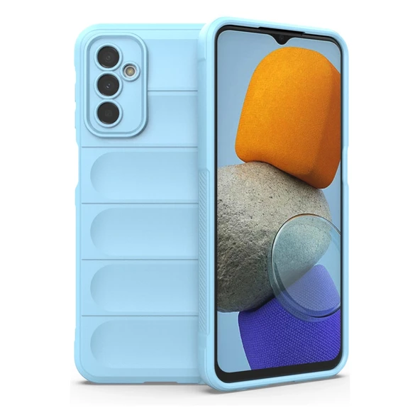 Samsung Galaxy M23 Kılıf Optimum Silikon - Sky Blue ürün görseli 1