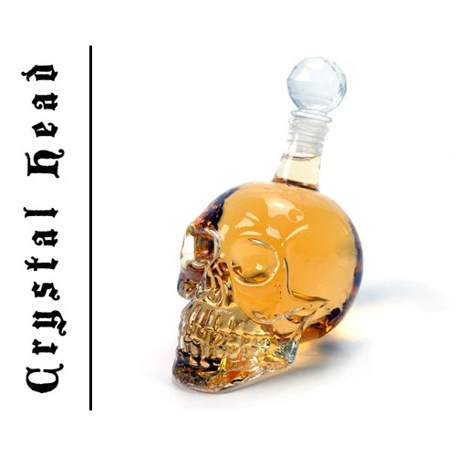 Crystal Head Kuru Kafa Cam Şişe 350 ml - Resim 4
