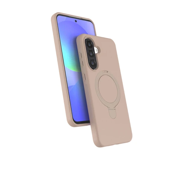 Samsung Galaxy A36 Regal Magsafe Standlı Kapak - Çöl Titanyum ürün görseli 1