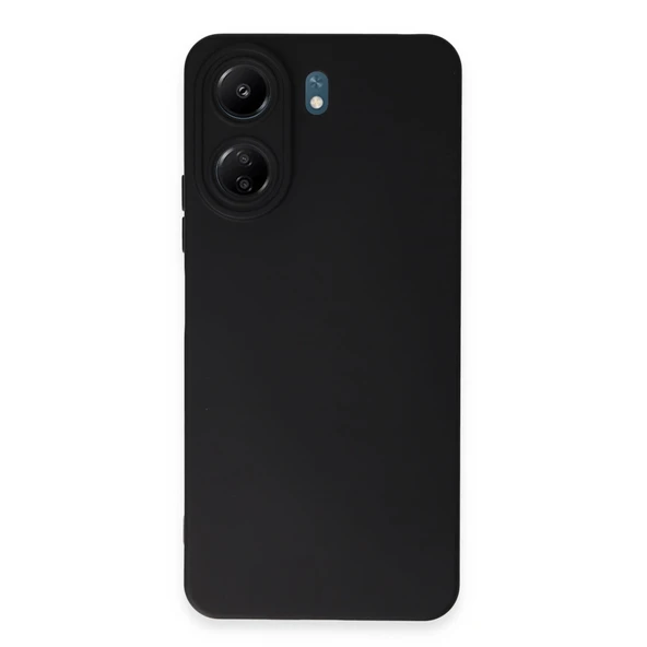 Xiaomi Redmi 13c Kılıf Nano İçi Kadife Silikon - Siyah ürün görseli 1