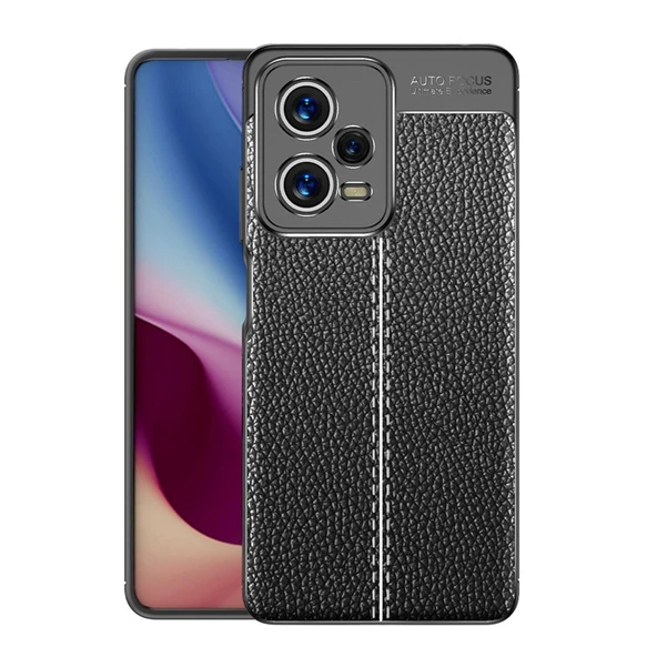 Xiaomi Redmi Note 12 Pro 5g Kılıf Auto Focus Kapak - Siyah ürün görseli 1