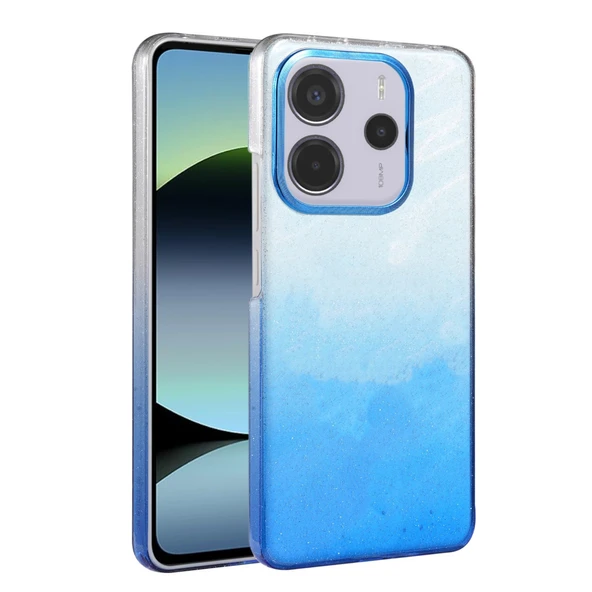Xiaomi Redmi Note 14 4g Glossy Kapak - Mavi ürün görseli 1